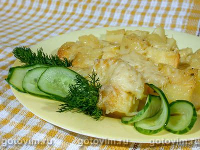 Картофель с молоком