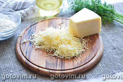 Картофельные оладьи с сыром и зеленью, Шаг 01