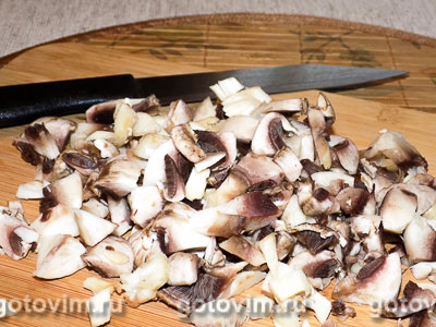 Картофельные оладьи, фаршированные грибами, Шаг 03