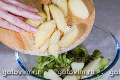 Картофельный салат с морепродуктами, Шаг 02