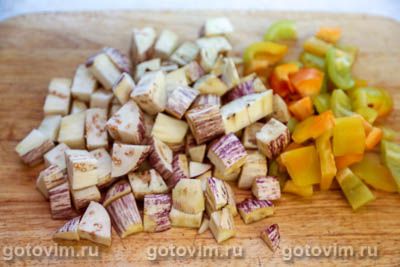 Картошка с мясом и овощами в духовке, Шаг 02