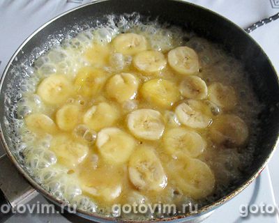 Каша рисовая с бананами в карамели, Шаг 07