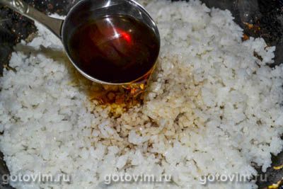 Рисовая каша с сушеными грибами, Шаг 06