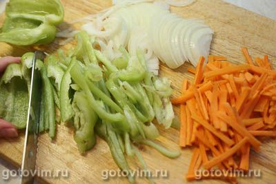 Жареная кефаль с овощным соусом , Шаг 06