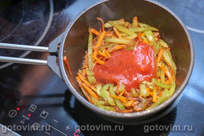 Жареная кефаль с овощным соусом , Шаг 08
