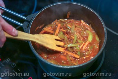 Жареная кефаль с овощным соусом , Шаг 09