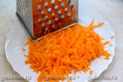 Бананово-морковный кекс с вяленой клюквой и орехами, Шаг 06