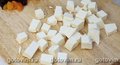 Кекс с сыром фета и сухофруктами , Шаг 05