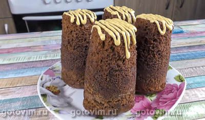 Выпрыгивающие кексы на пару