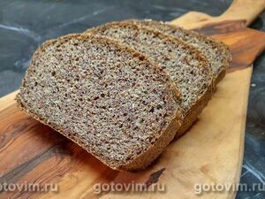 Кето хлеб из льняной и кокосовой муки