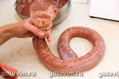 Домашняя печеночная колбаса, Шаг 06