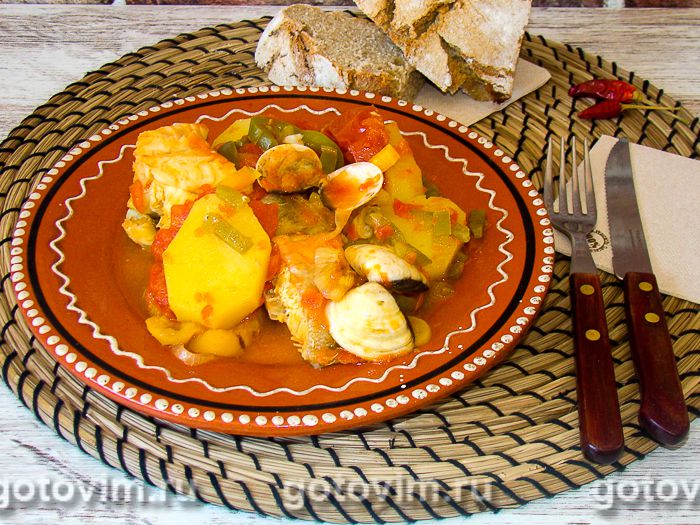 Калдейрада (Португальская кухня) . Фотография рецепта