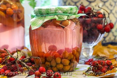 Компот из боярышника на зиму . Фото-рецепт