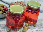 Мохито из крыжовника с лимоном и мятой (компот на зиму)