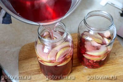 Компот из яблок и малины, Шаг 06