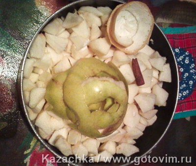 Конфитюр яблочный с лимоном и корицей, Шаг 02