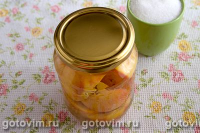 Консервированные персики в сиропе (на зиму), Шаг 03