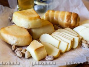 Копченый сыр (горячего копчения)