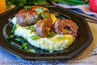 Котлеты из баранины с сыром и зеленью. Фото-рецепт