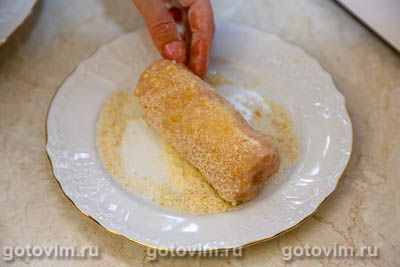 Котлеты кордон блю (chicken cordon bleu), Шаг 09