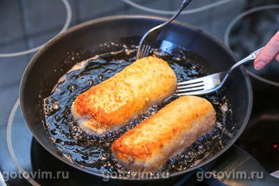 Котлеты кордон блю (chicken cordon bleu), Шаг 10