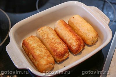 Котлеты кордон блю (chicken cordon bleu), Шаг 11