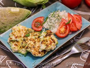 Куриные рубленые котлеты с молодой капустой
