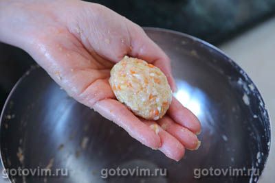 Котлеты из свинины с капустой в духовке (без яиц), Шаг 06