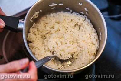 Мясные котлеты с рисом на сковороде, Шаг 01