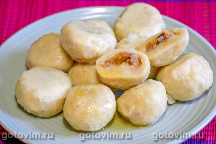 Кропкакор - картофельные клёцки с беконом по-щведски. Фотография рецепта