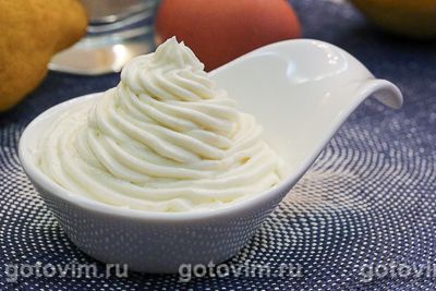 Фотография рецепта Крем белковый заварной с маслом
