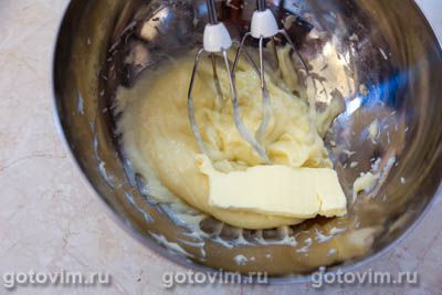 Крем «Пломбир» со сливочным маслом, Шаг 04