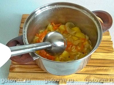 Суп-крем на бульоне из свиных косточек со свеклой, Шаг 06
