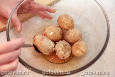 Мини картофель в духовке, запеченный с карри, Шаг 03