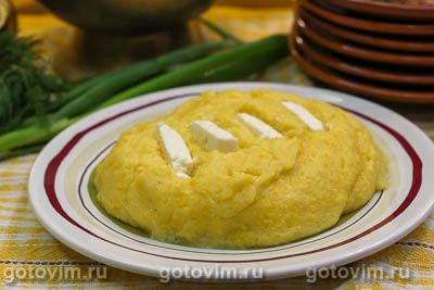 Эларджи - кукурузная каша с сыром. Фото-рецепт