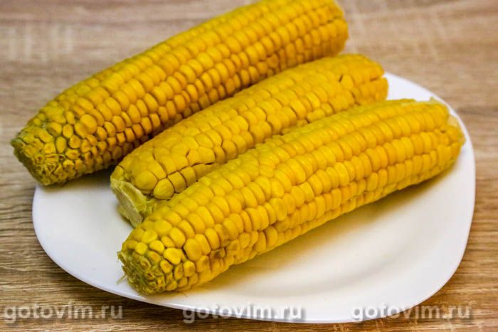 Как приготовить вареную кукурузу. Фотография рецепта