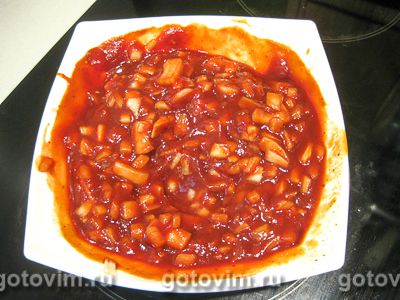 Куриные голени в духовке в медово-томатном соусе, Шаг 03