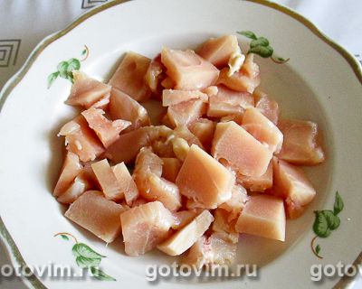 Куриная грудка в духовке с сыром, грибами и помидорами, Шаг 01