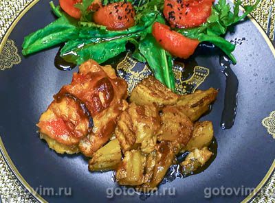 Куриные рулетики с сырной начинкой