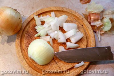 Куриные шашлычки в духовке, маринованные в соусе из майонеза и кетчупа, Шаг 02