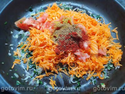 Рис с курицей, рисом и жареным миндалем, Шаг 03