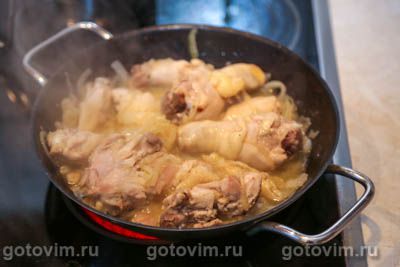 Курица с пюре из баклажанов по-турецки, Шаг 04