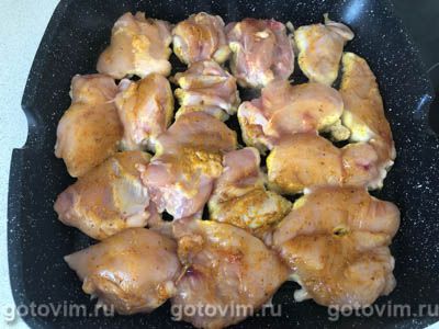 Курица с грибами со сливочно-сырным соусом, Шаг 01