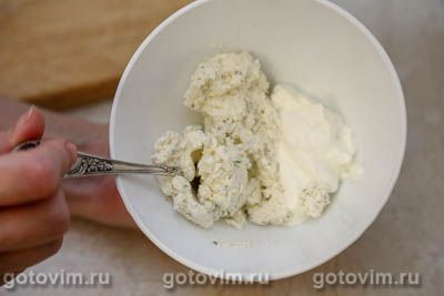 Курица с картофелем, запеченная с творожным сыром, Шаг 04