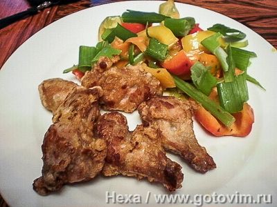 Хрустящие куриные крылышки . Фото-рецепт