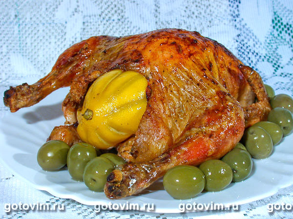 Курица с лимоном. Фотография рецепта