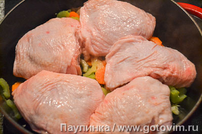 Курица по-чешски с капустой по-моравски (Курица на смЕтане), Шаг 02