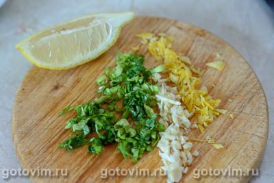 Куриные бедра с лимоном, орегано и базиликом по-гречески, Шаг 04
