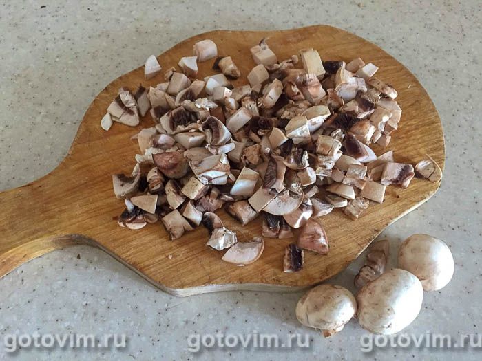 Фаршированные бёдрышки куриные без кости с грибами в духовке