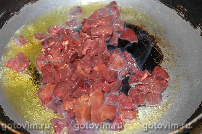 Куриная печень в молоке, Шаг 01